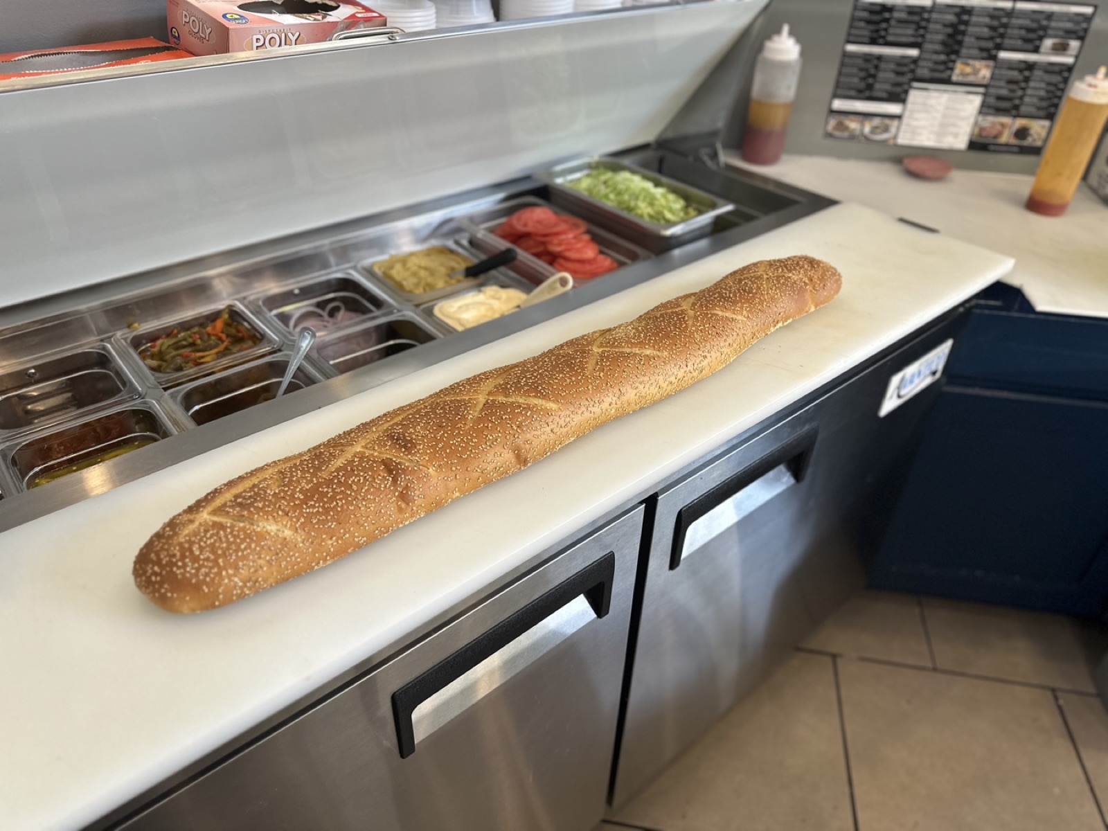 Party sub being built