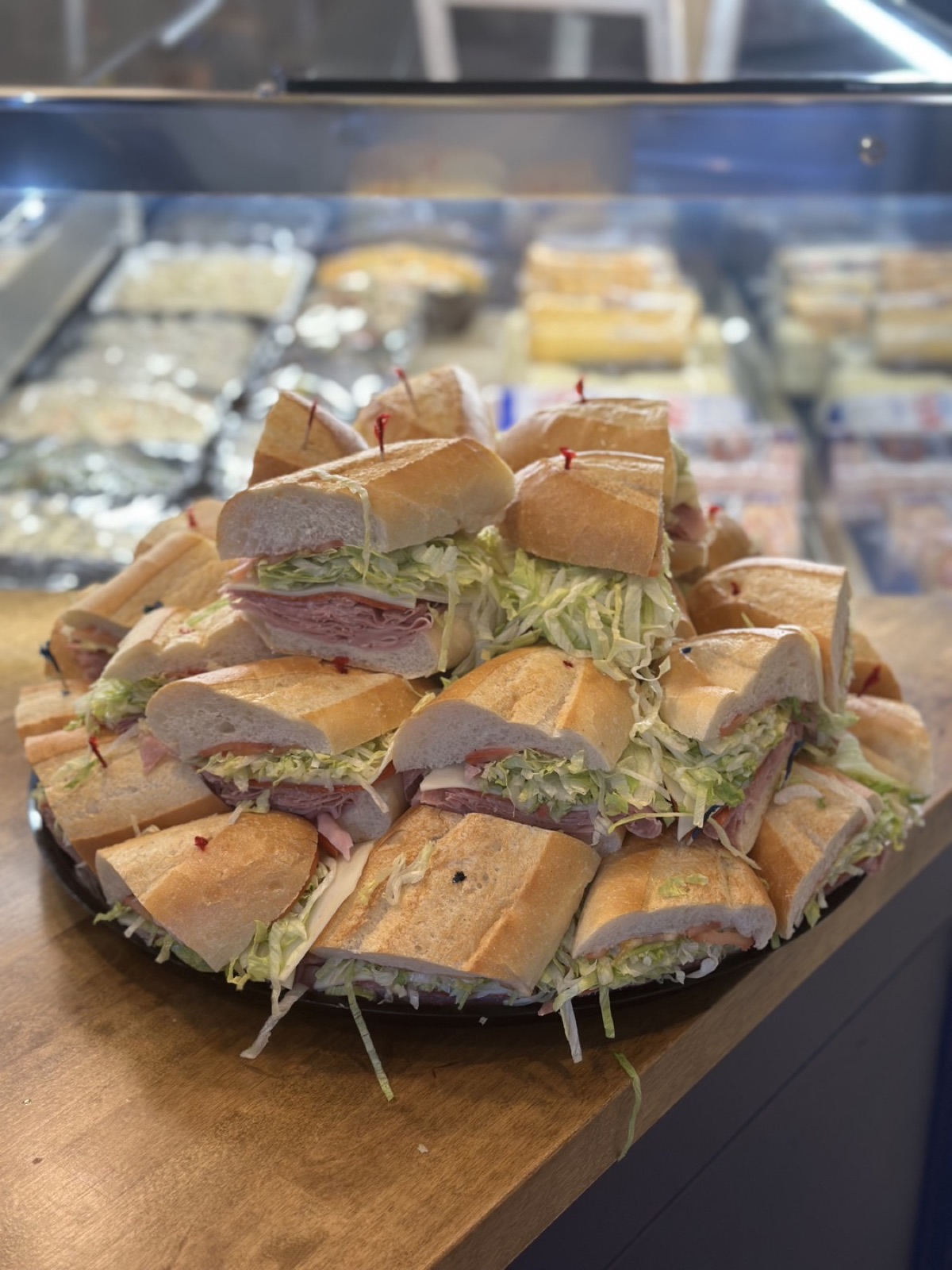 Assorted sandwich platter